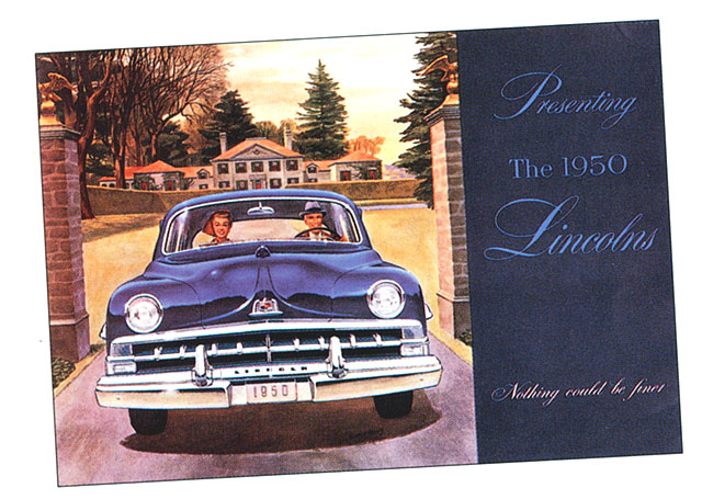 1950 Lincoln Auto Advertising